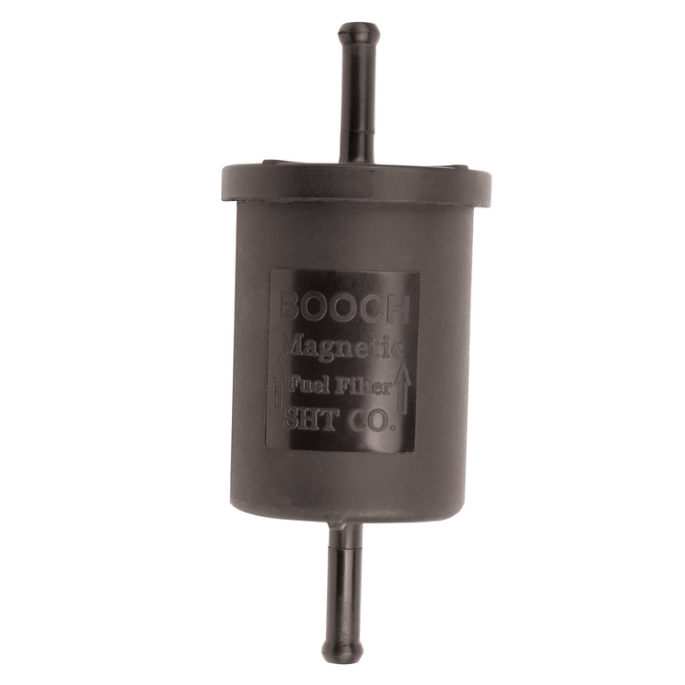 فیلتر صافی بنزین آهنربا دار مگنتی پراید - مدل سر صاف با برند BOOCH - شبستری